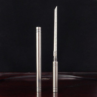 Holiday Haul: Premium Stainless Steel Meat Knife Set - Durable Steak Knife with Sheath for All Your Kitchen Cutting Needs