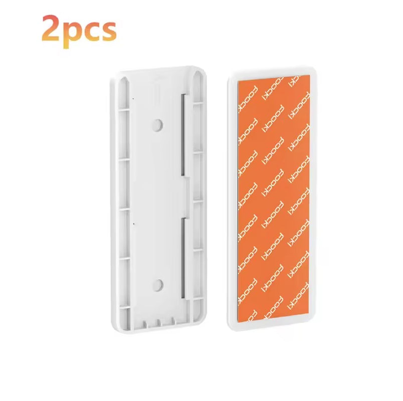 Toocki Self-Adhesive Power Socket Strip Fixator Wall Mounted Self Adhesive Punch Free Row Plug Holder for Kitchen Home Office