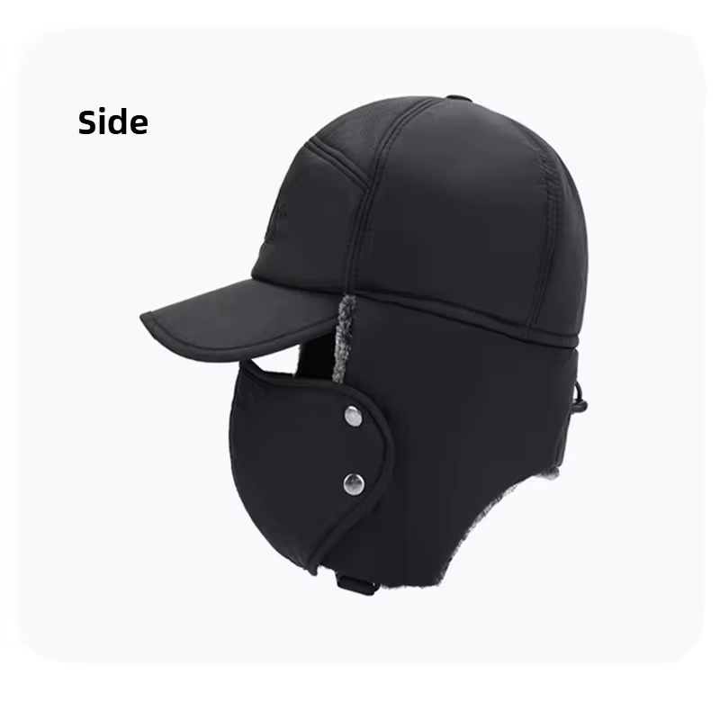 2025 Winter Warm Thickened Artificial Fur Baseball Hat Men'S and Women'S Cycling Skiing Extreme Cold Hat Fishing Hat Outdoor