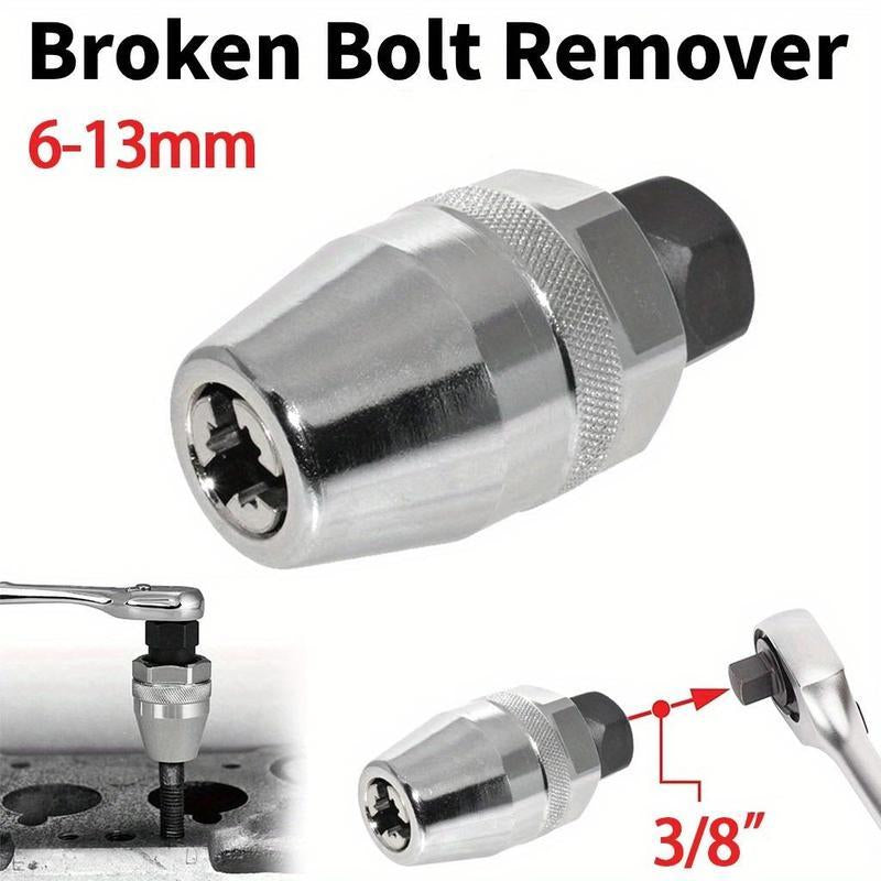 6-13Mm Broken Bolt Extractor Set - Metal Damaged Stud Remover Tool for Impact Wrench and Ratchet, Non-Electric Manual Operation
