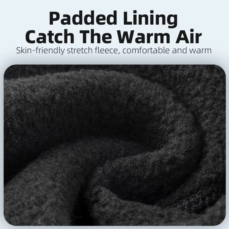 Winter Caps Bike Balaclava Bicycle Motorcycle Cap Glasses Hole Bandana Sports Running Headband Windproof Keep Warm Mask