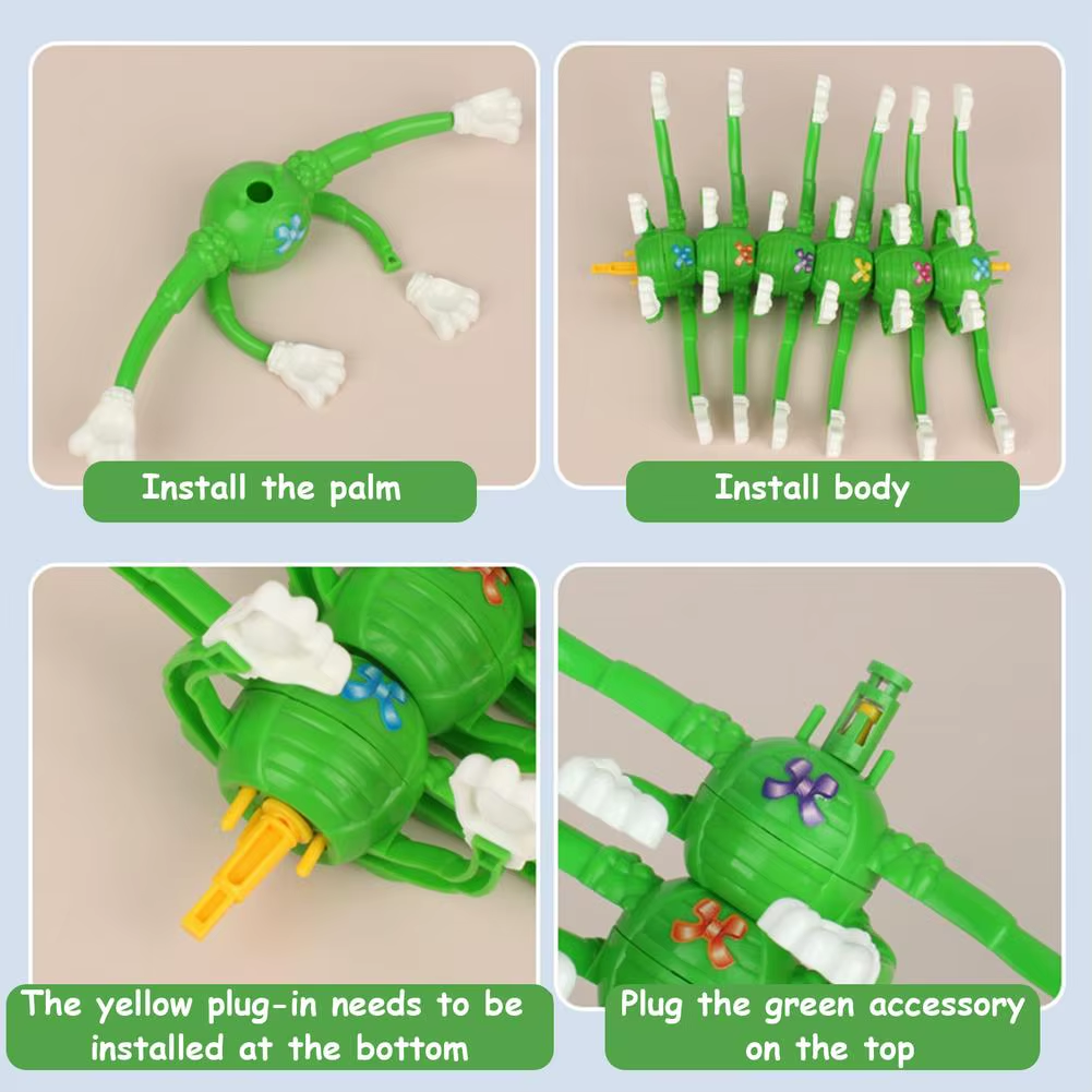 Top Kids Electric Dance Bug Toy Party Table Puzzle Game & Caterpillar Shaking Toy for Fun Wiggle Dance Activities